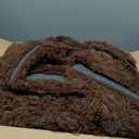 8x10 Brown Area Rugs for Living Room, Large Fluffy Shag Rug for Bedroom Nursery, Ultra Soft Comfy, Big Fuzzy Shaggy Plush Carpet for Kids Boys Girls Teen Indoor Home Decor, Upgrade Non-Slip