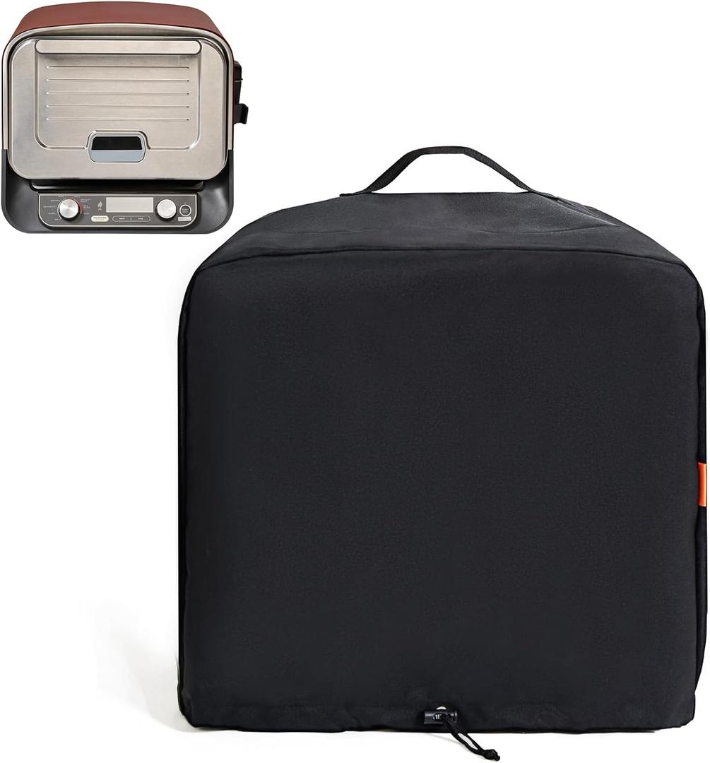 TRAVELIT Waterproof Cover for Ninja Pizza Oven, Accessories for Ninja Woodfire Outdoor Pizza Oven OO100 Series, Windproof with Adjustable Drawstrings and Elastic Bands, UV-Resistant (Cover Only)