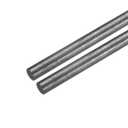 PATIKIL Graphite Rod Graphite Stirring Rod Cylinder Stick Carbon Rod 300x12.7mm Black for Electrode, Melting Casting, Crucibles, Pack of 2