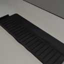 Kitchen Sink Splash Guard, 4 * 24 Sink Edge Protector with Suction Cups, Silicone Faucet Splash Guard & Draining Mat for Kitchen, Bathroom Sink, Steel, Granite, Quartz Countertops (Black)