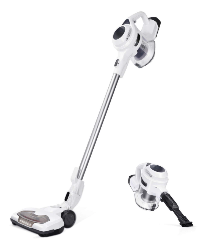 MooSoo Cordless Vacuum Powerful Suction 15Kpa 2 in 1 Stick Handheld Vacuum Cleaner for Home Hard Floor Carpet Car Pet Lightweight 