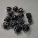 Umigy Halloween Cup for Kids 10 oz Reusable Plastic Cups Bulk Black Cat Shaped Cup with Lid and Straw for Gift Halloween Themed Party Favor Supplies(12 Pcs)