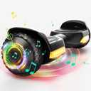 Gyroor Self Balancing Scooter New G13 All Terrain Balancing Scooter with LED Lights, Self Balancing Off Road with Bluetooth for Kids ages 6-12 and Adults (Blue)