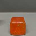 Fidget Toys Squishy Stress Cube, Stress Balls for Kids Adults Squishies Stress Relief, Ice Squishy Cube Sugar Balls, Sensory Toys for Kids with Autism, Fidgets for Classroom Prize Toys (Orange)