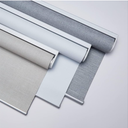 ECO-Friendly 100% Blackout Roller Shades Cordless Shades & Blinds for Windows Shades Thermal Insulated Shades for Doors, Home and Living Room Inside & Outside Mount (76" W x 48" H, White)