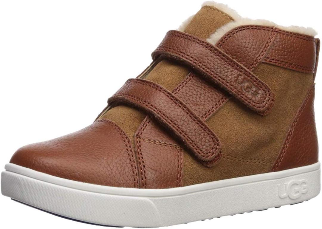 UGG Kids' Rennon II Sneaker (10 Toddler, Chestnut)