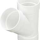 NDS 4P08C X Hub PVC S&D 45 Wye, 4 in, 1 Count (Pack of 1), White