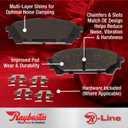 Raybestos MGD1593CH Reliant Brake Pad Set, 1 Pack
