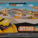 Construction Race Car Track Set for Kids - Flexible Engineering Toys with 2 Electric Cars, Birthday Gift for 3 4 5 6 7 Year Old Boys, DIY Road Games Playset with 220+ PCS