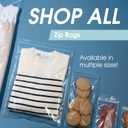 Spartan Industrial - 3 X 4 (1000 Count) 2 Mil Clear Reclosable Zip Plastic Poly Bags with Resealable Lock Seal Zipper