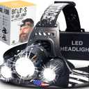 DanForce Headlamp. USB Rechargeable LED Head Lamp. Ultra Bright LUMINUS 1080 Lumen Headlamp Flashlight + Red Light. HeadLamps for Adults, Camping, Outdoors & Hard Hat Light. Zoomable IPX54 Headlight (Pluto)
