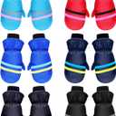 SATINIOR 6 Pairs Kids Winter Snow Mittens Gloves Waterproof Toddler Children Warm Baby Ski Gloves for Cold Weather (3 - 6 Years, Classic Color)