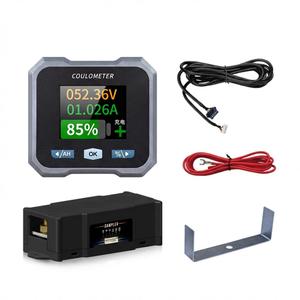 10-100V Battery Monitor with 400A Shunt, LCD Backlight Coulometer, Digital Voltage Current Power Capacity Meter for RV, Marine, Motorcycle, Golf Cart, Solar System