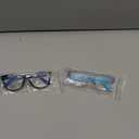 FANNYGO 2 Pack kids Blue Light Blocking Glasses For Girls And Boys Computer Blue Light Blocking Glasses For Age 3-11 (Dark blue + Light blue)