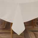 Majestic Giftware PU Faux Leather Rectangle Tablecloths | (TCE19-54180) Pebble Waterproof & Spill Proof Dining Table Cover | Decorative Washable Tablecloth for Home, Kitchen, Party (54 x 180)