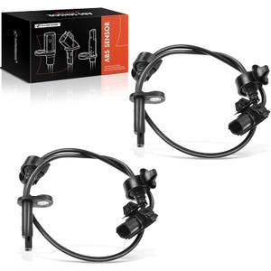 A-Premium ABS Wheel Speed Sensor Compatible with Acura Models - RDX 2007 2008 2009 2010 2011 2012, 3.7L, Sport Utility - Rear Driver and Passenger, (2-PC Set), Replace# 57470STXA01, 57475STXA01