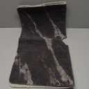 Enkosi Loofah Shower Mat with Drain Hole  Cushioned Anti-Slip Square Bath Mat for Showers, Wet Bathroom Floors  Textured PVC, Secure Non Slip Safety Pad for Walk-in Stalls (27x27 Marble Black)