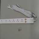 10 Ft Power Strip Surge Protector - 7 Outlets 4 USB Ports (2 USB C), Ultra Thin Flat Extension Cord & Flat Plug, 1700 Joules, Wall Mount, Desk Charging Station for Home Office Dorm, White