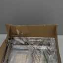 Pull out Cabinet Organizer, Stainless Steel 2-Pack Slide out Drawer with Silent Full-Extension Slides, Adhesive Roll out Can Spice Storage Basket Shelf Rack for Pantry, Kitchen, Bathroom, Home Closet