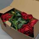 Wondrus Bulk Artificial Flowers 50 PCS, Fake Velvet Silk Red Roses with Long Stems Realistic Bouquet for Wedding Centerpieces, Faux Arrangement for Home Table Decor