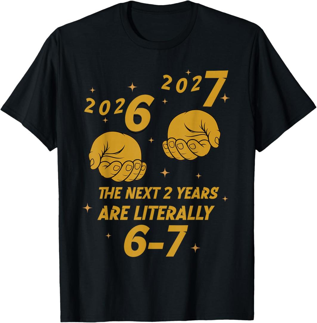 67 NYE 2026 Funny Boys Kids New Years Eve Party 6 7 Meme 6-7 T-Shirt, Size M