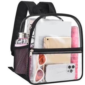 USPECLARE Clear Backpack for Stadium Approved 12612, Water proof Clear Bag for Stadium Events and Concert Work Sport Event