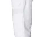Rawlings Semi-Relaxed Full Length Baseball Pant | Solid & Piped Options | Youth Sizes | Multiple Colors (White, L)