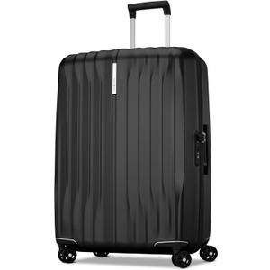 Samsonite UpLIFT Large Checked Hardside Luggage with Spinner Wheels - Airline-Approved, TSA Lock, Adjustable Handle System - Polycarbonate Hard Suitcase for Ultra Lightweight Travel - Phantom Black