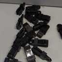 Outus 20 Pcs Tarp Clip Crocodile Mouth Multipurpose Secures Clamp with Strong Lock Clamp Trap Clip Camping Clips Tighten Tent Snap Grip for Outdoor Tent Awning Banner(Black)