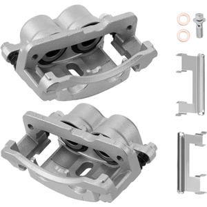 BDFHYK 2pcs Front or Rear Disc Brake Caliper Assembly with Bracket Compatible with Cadillac Escalade ESV/Escalade EXT,Compatible with Chevrolet Astro/Avalanche 1500/Silverado 2500 HD Classic 1999-2013