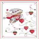 CROSSDECOR Stamping Cross Stitch Kit, 11 CT Cross Stitch Ornament Kits for Adults Beginners, Full Line DIY Stitching Kit for Home Decor Cross Stitch Patterns