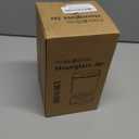 Luvan Pickle Jar with Strainer Flip, 34oz Pickle Container with Strainer, Upside Down Pickle Flip Jar,Glass Pickle Holder with Leakproof Airtight Lid, Hourglass Pickle Storage for Olive,Jalapeno-Grey