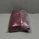 FINECITY Burgundy Sheer Curtains 96 Inches Long - 2 Panels Rustic Leaf Floral Pattern Maroon Lace Curtains for Living Room, Rod Pocket Privacy Light Filtering Red Wine Window Drapes, 52 x 96 Inch