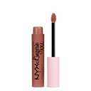 NYX PROFESSIONAL MAKEUP Lip Lingerie XXL Matte Liquid Lipstick - Candela Babe (Warm Rose Nude) (0.13 Fl Oz (Pack of 1))