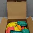 Beach Toys for Kids - Sand Toys Set Includes Collapsible Sand Bucket Shovel and Sand Rake Toy for Beach 12 PCS, Sandbox Toys Sandcastle Building Kit with Waterproof Net (A)