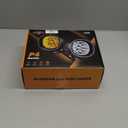 Auxbeam 4 Inch 90W Amber LED Fog Lights, 9000LM Super Bright Round Offroad Driving Pods, P4 Series Spot Beam Bumper Ditch Lights for Trucks, SUVs, Jeep Wrangler, ATV/UTV, Motorcycle, 2-Pack