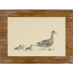 Duck Family Wall Art 19"×14"