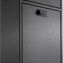 Wall Mounted Lock Box with Combination - 1.2mm Heavy Duty Steel Extra Large Mailbox - Theft Proof Mailbox for Night Key, Deposit, Money, Cash, Paperwork (11'' x 4.75'' x 15.75'')