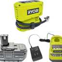 RYOBI PCL001B 18V Cordless High Pressure Inflator Kit with 4Ah Battery and Charger