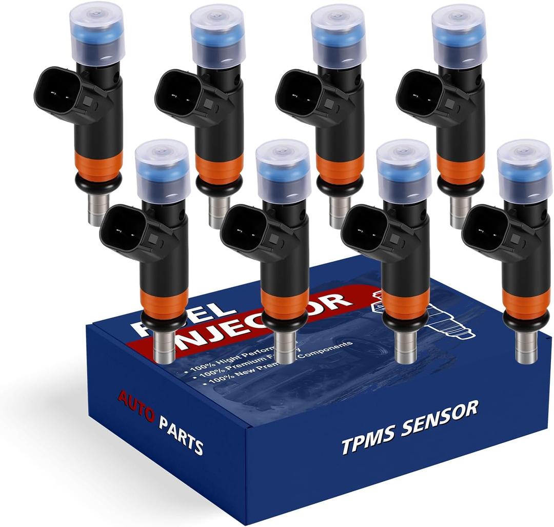 Fuel Injectors 05037479AA FJ732 4Holes Fits for:2009-2017 Ram 2500 5.7L 2009-2018 Ram 1500 for:2010-2016 2018 Dodge Charger Durango for:Jeep Grand Cherokee Set of 8 Hemi 5037479AC