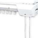 Rod Desyne AMN-3111-301 Heavy Duty Center Open Traverse Rod, 30-48 inch, White