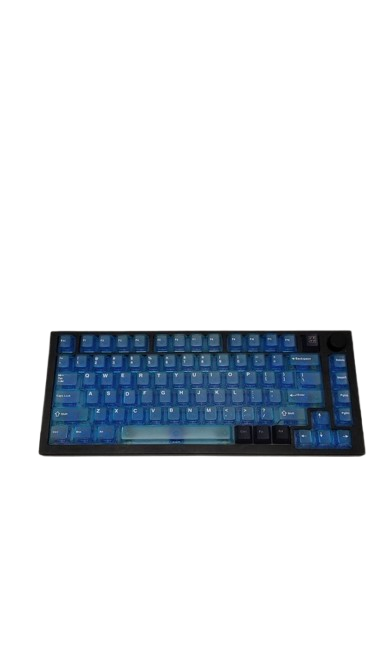 Keyboard Black And Blue Bluetooth Slice 75 HE