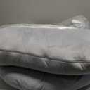 MOON PARK Pregnancy Pillows for Sleeping - U Shaped Full Body Maternity Pillow with Removable Cover - Support for Back, Legs, Belly, HIPS - 57 Inch Pregnancy Pillow for Women - Grey (Velvet Cover - 57 Inch)