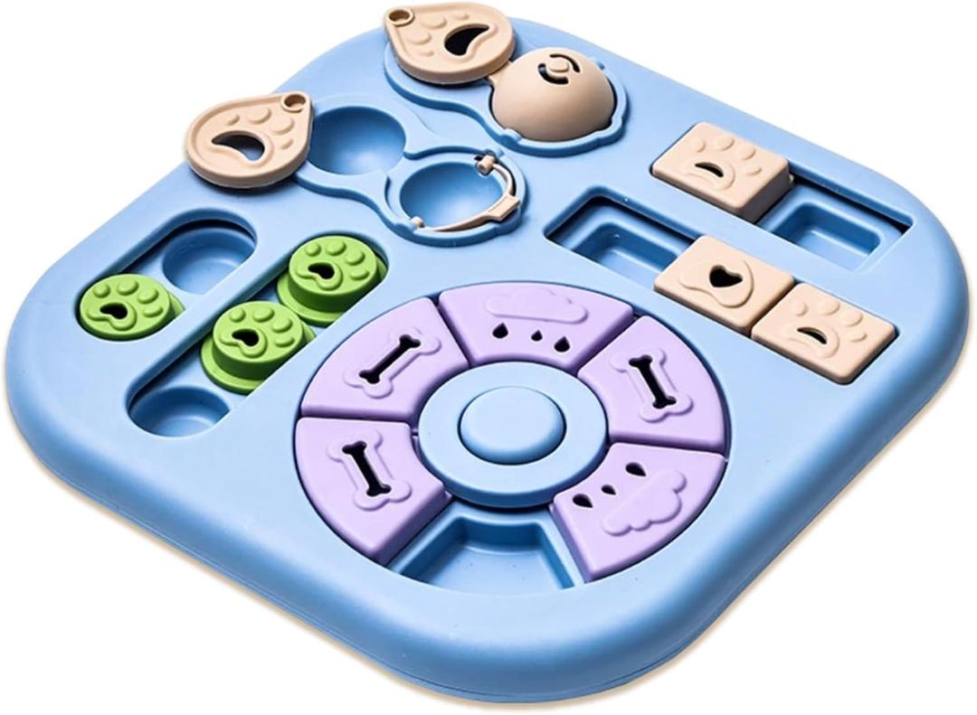 Dog Puzzle Toy for Mental Stimulation for Dogs Interactive Cognitive Puzzle Toys for Smart & Beginner Dogs, Treat Dispensing Dog Enrichment Slow Feeder