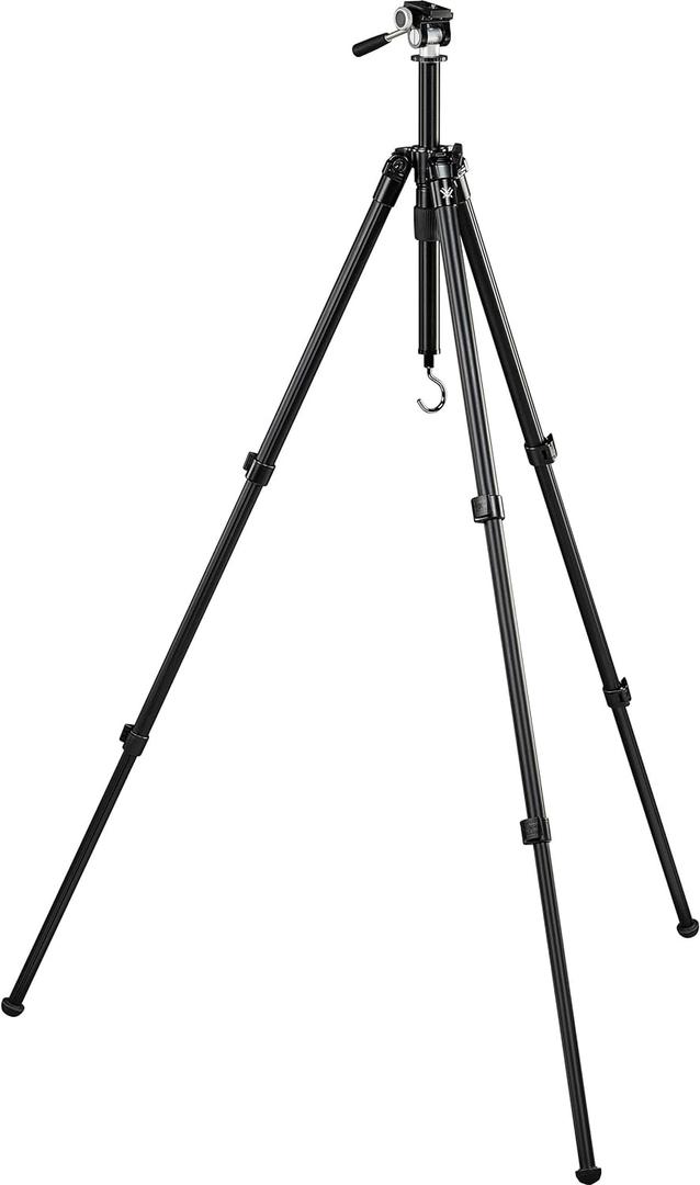 Vortex Optics High Country II Tripod Kit - Aluminum Tripod, 2-Way Pan Head, 22 lb Max Load, Rubber Feet - Unlimited, Unconditional Warranty