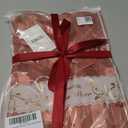 Satin Pajama Set Christmas Red & Pink Striped PJs for Women & Men, Long Sleeve Button-Up Top with Pants
