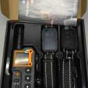 AI Dog Shock Collar 2 Dogs (10-120Lbs) - 3300FT Dog Training Collar with Remote, IPX7 Waterproof Collar with Beep, Vibration, Safe Shock for Large Medium Small Dogs, Keypad Lock and Flashing Light (Black)