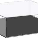 MECCANIXITY Acrylic Display Case Plastic Box Cube Storage Box Clear Small Assemble Dustproof Showcase 16.1x14.1x4.1 Inch for Collectibles Items