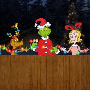 Gygot 3 Pcs Christmas Yard Garden Lawn