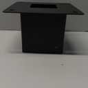 44 Post Base, Deck Post Brackets, Inner Size 3.5"x3.5" Thick Steel Fence Post Anchor Base, Heavy Duty Metal Black Powder Coated, for Supports Porch Railing Post Holders Pergola Brackets Kit